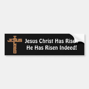 Kor den Jesus Kristus har uppstiget Bildekal