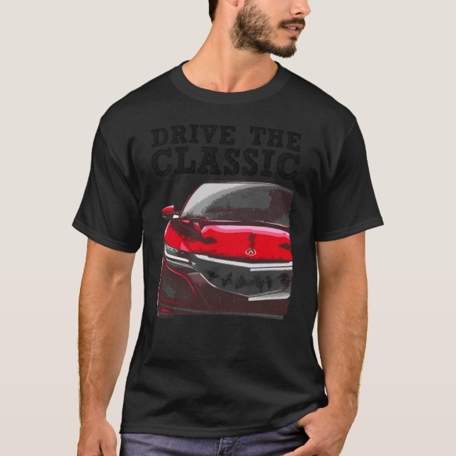 kör den klassiska Acura NSX T Shirt (Framsida)
