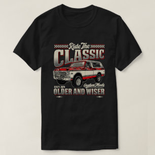 Kör den klassiska fyrhjulsdrivna lastbilen t shirt