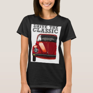 kör den klassiska-vw skalbaggen t shirt