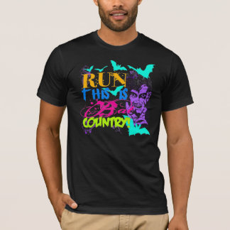 kör detta är fladdermössland tee shirt