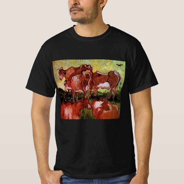 Kor (efter Jordaens) av Vincent van Gogh T Shirt (Framsida)
