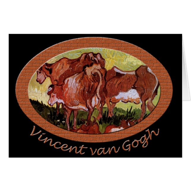 Kor efter Jordaens Vincent van Gogh Hälsningskort (Framsidan Horizontal)