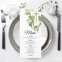 Kor Elegant Baptism i Blommigten Botanical