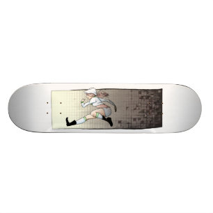 Kör flickan för djävulenspringaAnime Skateboard Bräda 21,5 Cm
