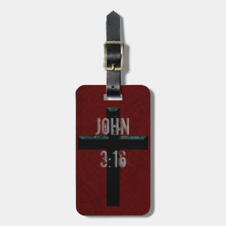 Kor för John 3:16kristen Bagagebricka