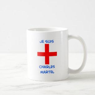 kor för korsfarare för jesuischarles martel kaffemugg