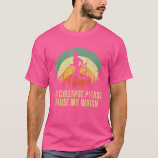 kör för manar vintage för marathon springer pappa t shirt