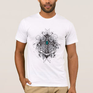 Kor för trofamiljbön - Ovarian cancer Tee Shirt