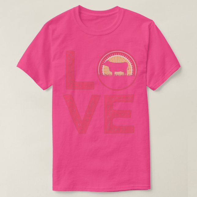 Kor från animalisk kor t shirt (Design framsida)