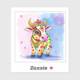 Kor från helig i Festive Disguise för Diwali Klistermärken