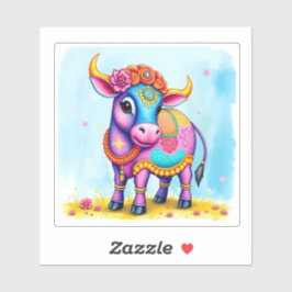 Kor från helig i Festive Disguise för Diwali Klistermärken