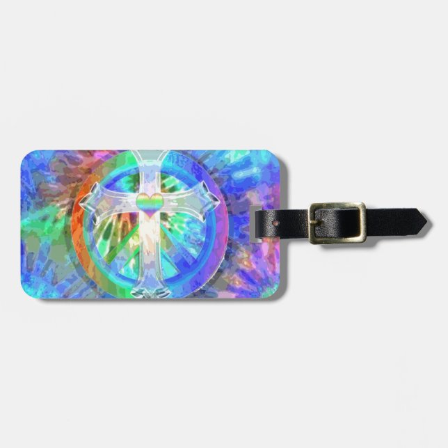 Kor fredstecken bagagebricka (Horisontell Framsida)