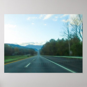 Kör genom västra North Carolina Poster
