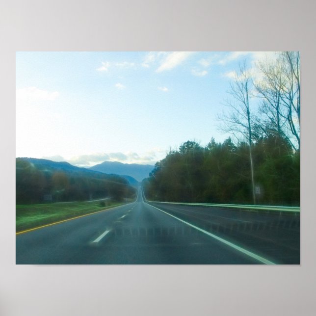 Kör genom Western North Carolina Poster (Framsidan)