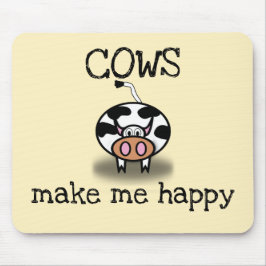 Kor gör mig lycklig musmatta