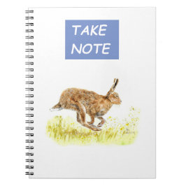 Kör hare anteckningsbok