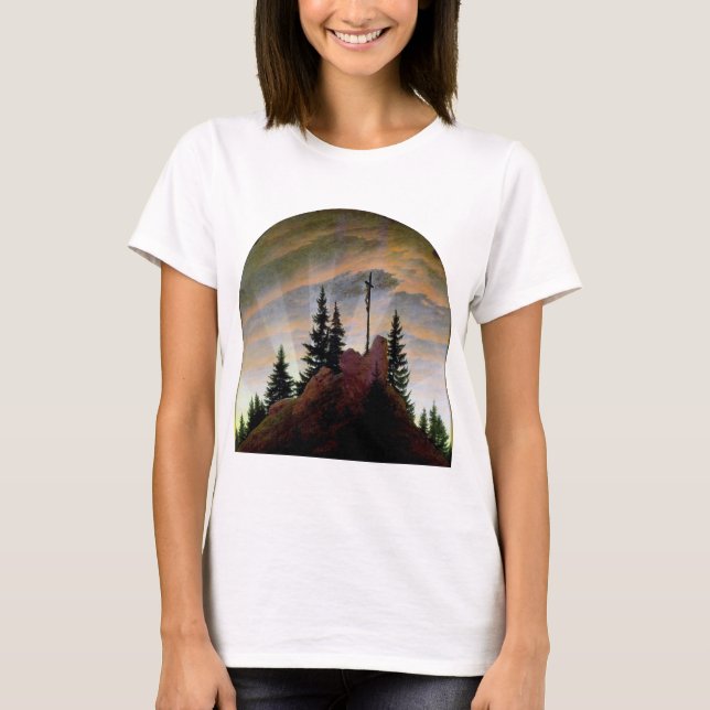Kor i bergen, Friedrich, 1807-1808 T Shirt (Framsida)