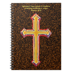 Kor i Faith Prayer Journal Bible Verse Spiral Anteckningsbok