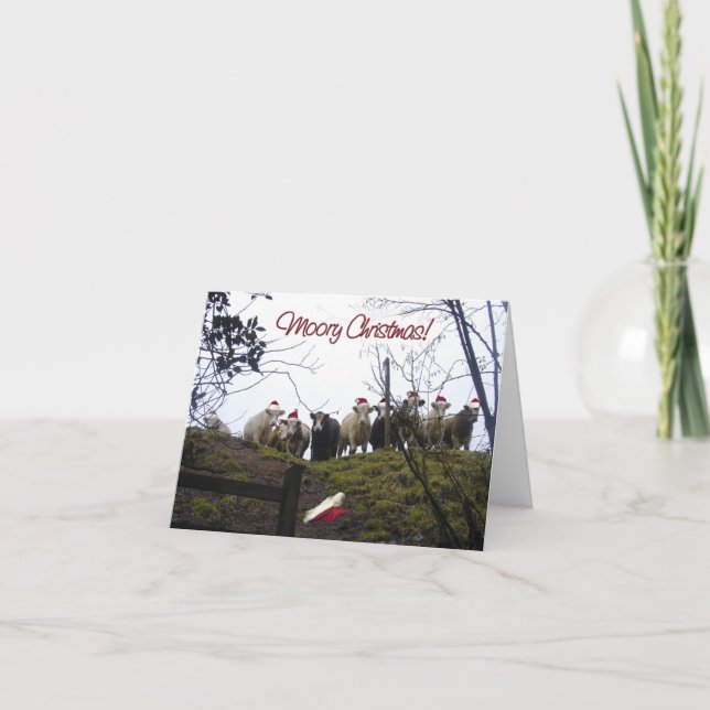 Kor i Invitation. för party för Santa hattjul Inbjudan (Framsida)