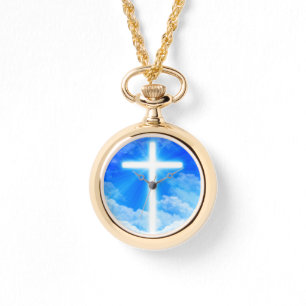 Kor i Light Jesus Kristus Anpassade Christian Armbandsur