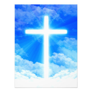 Kor i Light Jesus Kristus Anpassade Christian Fototryck
