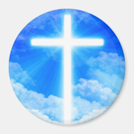 Kor i Light Jesus Kristus Anpassade Christian Magnet