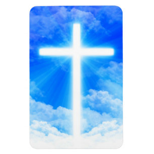 Kor i Light Jesus Kristus Anpassade Christian Magnet
