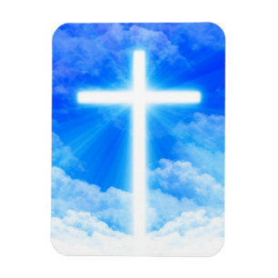 Kor i Light Jesus Kristus Anpassade Christian Magnet