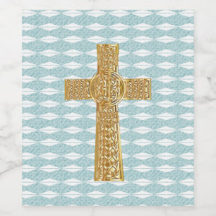 Kor i Light Jesus Kristus Vinflaska Etikett