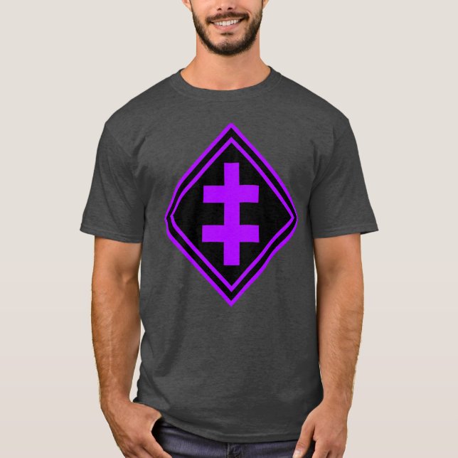 Kor i Lorraine - v2 (lila) T Shirt (Framsida)