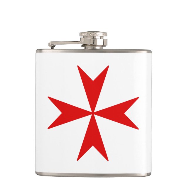 Kor i Malta (röd) Fickplunta (Framsidan)