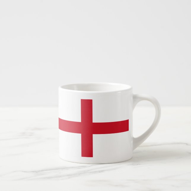 Kor i St George ~ Flagga of England Espressomugg (Höger)