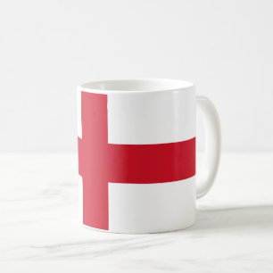 Kor i St George ~ Flagga of England Kaffemugg