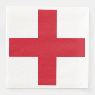 Kor i St George ~ Flagga of England Pappersservett