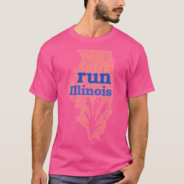 Kör Illinois T Shirt (Framsida)
