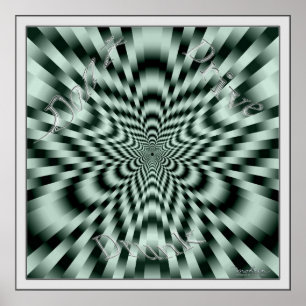 Kör inte diskning poster