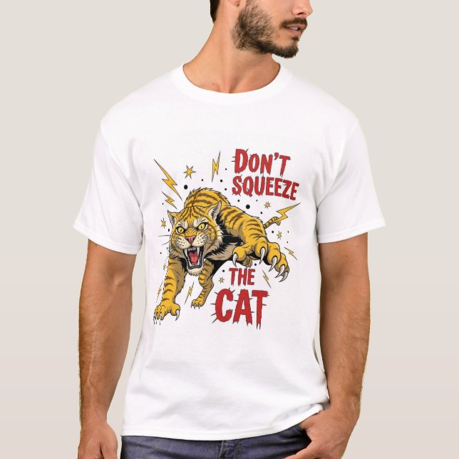 KÖR INTE KATTEN T SHIRT (Framsida)