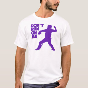 Kör inte, lilor tee shirt