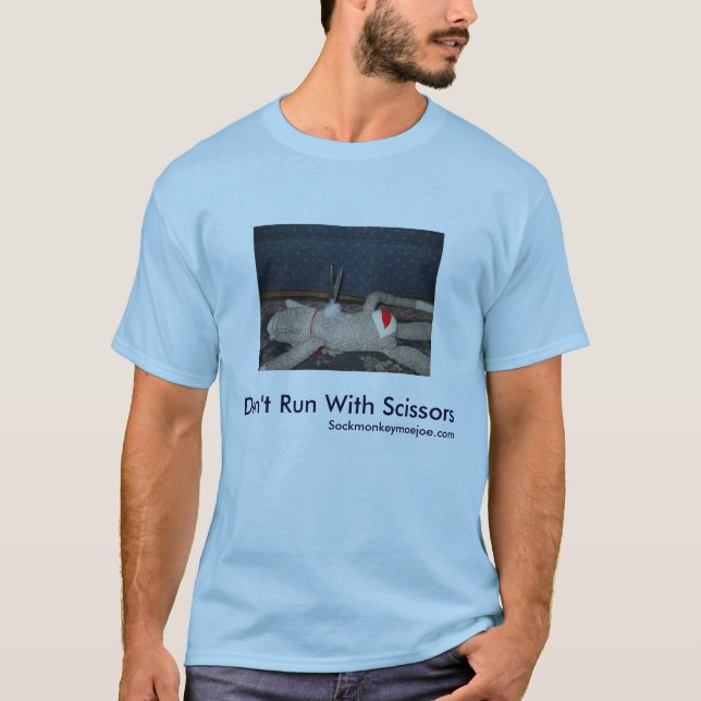 Kör inte med denJoe sock monkey T Shirt (Framsida)