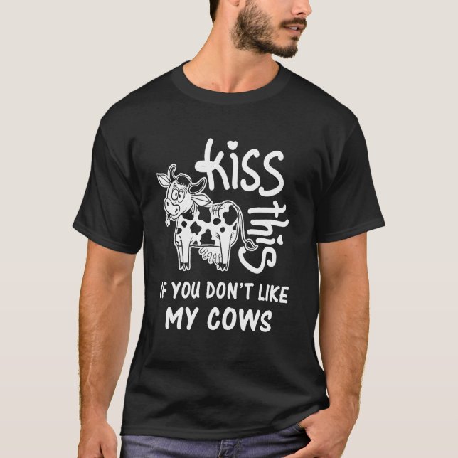Kor Jag älskar mina kor T Shirt (Framsida)