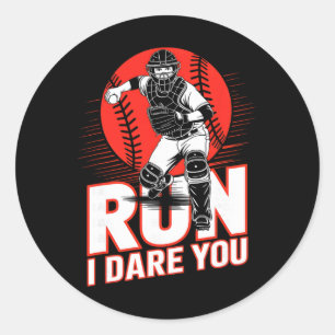 Kör jag vågar du sälj catcher rolig sälj catcher q runt klistermärke
