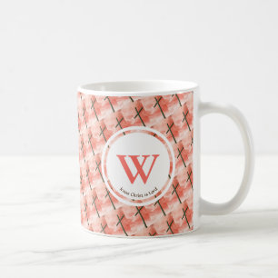 KOR Jesus är Lord Monogram Anpassningsbar PÅSK Cor Kaffemugg