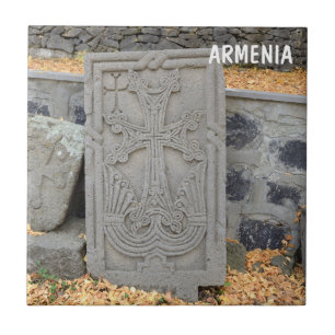 kor (khachkars) i Armenien Kakelplatta
