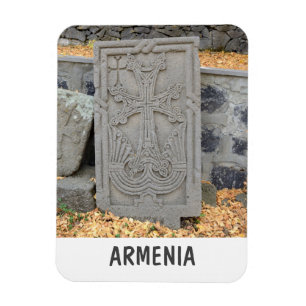 kor (khachkars) i Armenien Magnet