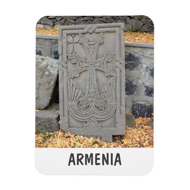 Kor (khachkars) i Armenien Magnet (Vertikal)