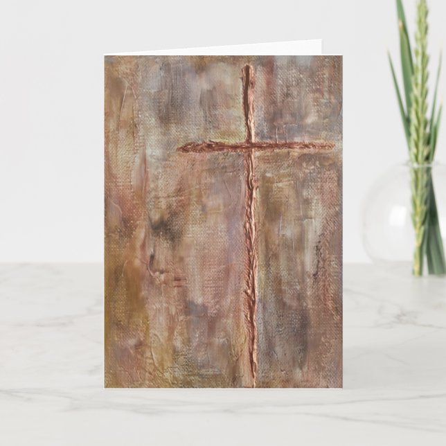 Kor kort, religiösa kort, sympatikort, baptism kort (Framsida)