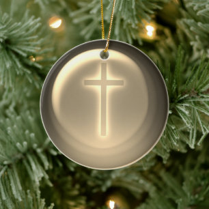 Kor Kristna Julgransprydnad Keramik