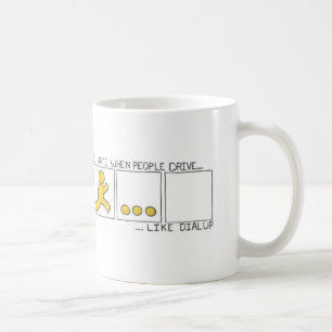 Kör lik Dialup Kaffemugg