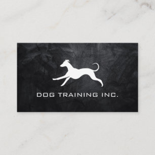 Kör Logotyp för Hund Djurutbildare Visitkort